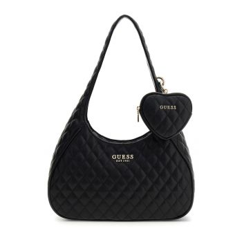 Geanta de umar cu aspect matlasat Atabey - Negru