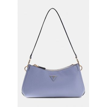 Geanta de umar cu logo metalic Noelle - Albastru azur