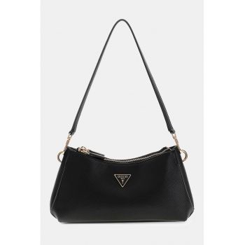 Geanta de umar cu logo metalic Noelle - Negru