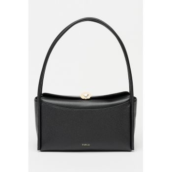 Geanta din piele cu bareta de umar Nicole