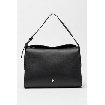 Geanta din piele ecologica cu bareta de umar Chris 2.0 - Negru
