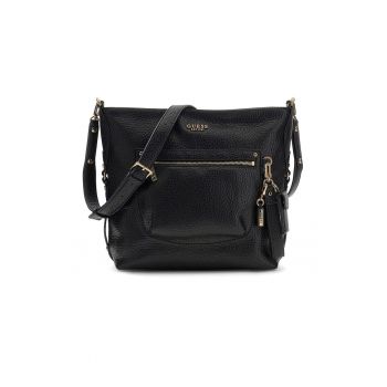 Geanta messenger din piele ecologica Marsha - Negru
