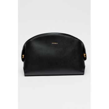 Geanta shopper de piele Tylde - Negru