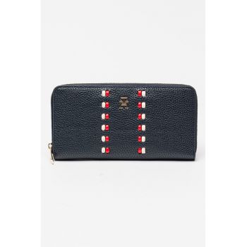 Portofel cu detaliu logo Icon - Bleumarin