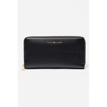 Portofel cu detaliu logo - Negru