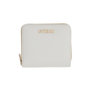 Portofel cu logo metalic Jessa - Alb