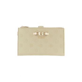 Portofel de piele ecologica cu bareta pentru incheietura Anise - Verde pal