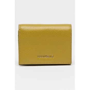 Portofel de piele - Verde masliniu