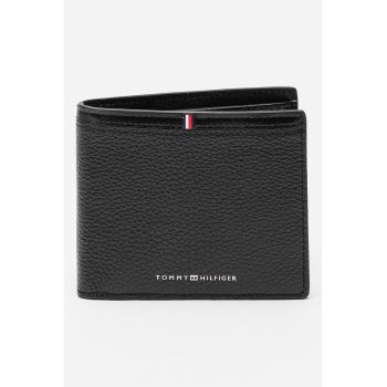 Portofel pliabil din piele Corporate - Negru