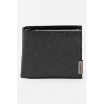 Portofel pliabil din piele Hardware - Negru