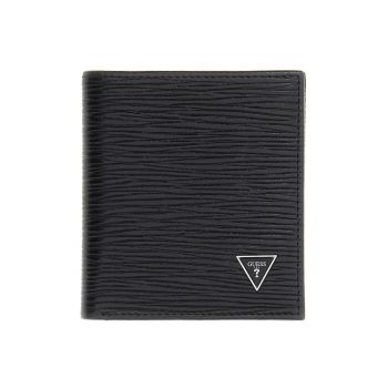 Portofel pliabil texturat Milano - Negru