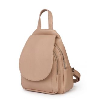 Rucsac din piele naturala Dante roz