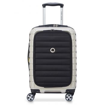 Troler Delsey Paris,  Shadow 55 cm, Expandable, Alb