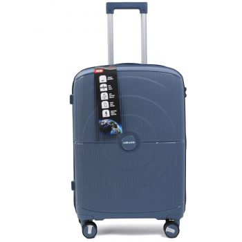 Troler Mirano Turin, 55 cm, Albastru, Blue