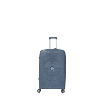 Troler Mirano Turin, 55 cm, Negru, Blue