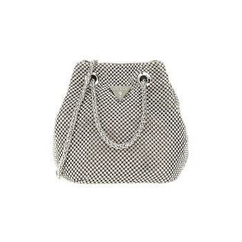 Geanta bucket cu logo - Argintiu