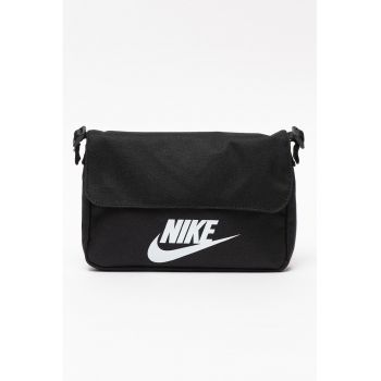 Geanta crossbody cu bareta ajustabila Futura 365 - Alb/Negru