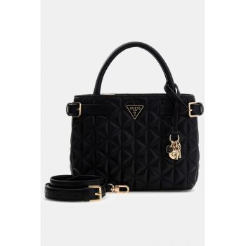 Geanta crossbody matlasata Paisleigh - Negru