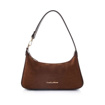 Geanta cu bareta de umar - Maro - 12.5x27x6.5