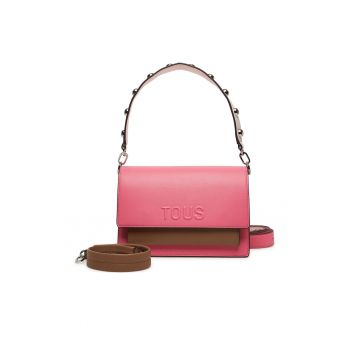 Geanta dama  Audree - roz/sand - din piele ecologica