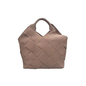 Geanta dama din piele naturala  Ariana - Roz