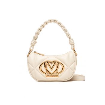 Geanta dama  Embossed Avorio - piele ecologica