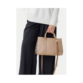 Geanta dama -  maronie - imitatie piele - dimensiune A4