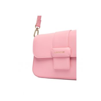 Geanta dama  model Chine Yucca - culoare Black/Asphalt - din piele ecologica.