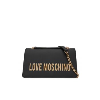 Geanta dama  neagra - din piele ecologica