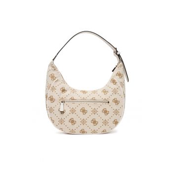 Geanta dama  Neda OFF WHITE - material textil - dimensiuni universale