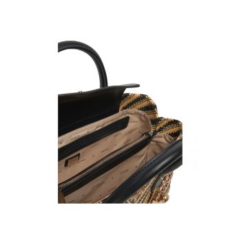 Geanta dama  NTB HWWG92 10050 - piele ecologica - neagra