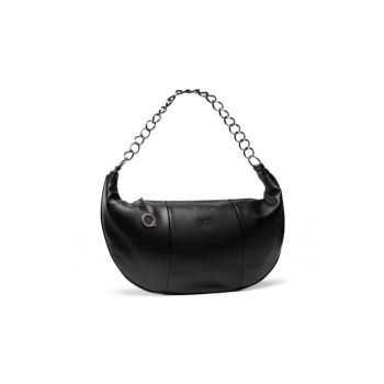 Geanta dama -  Piele ecologica - 2 - Negru