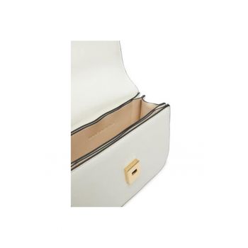 Geanta dama -  Piele ecologica - Alb