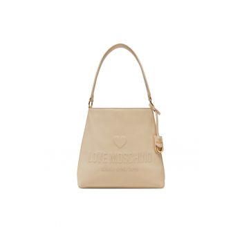 Geanta dama -  piele ecologica - crem