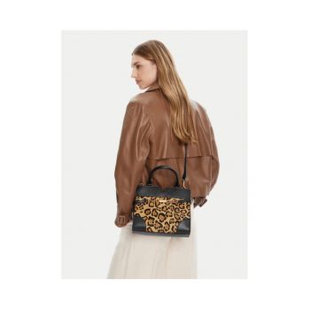 Geanta dama -  piele naturala - multicolor