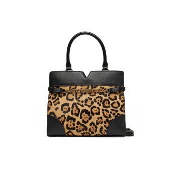 Geanta dama -  piele naturala - multicolor