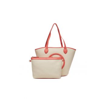 Geanta dama  VBS7QO02CAN - Textil - Ecru