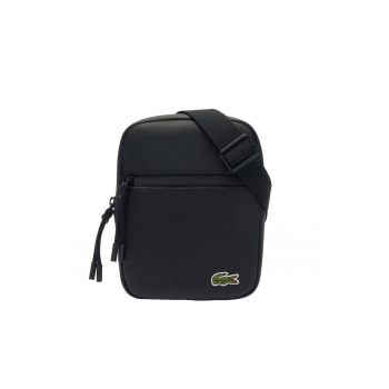 Geanta de dama  Crossbody - PVC - negru - 15x20x2 -5cm