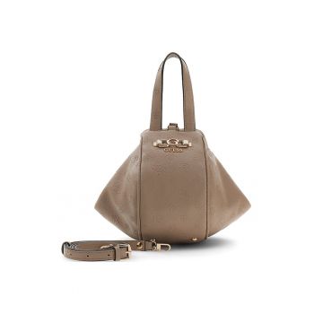 Geanta de mana cu bareta aditionala Anise - Maro taupe