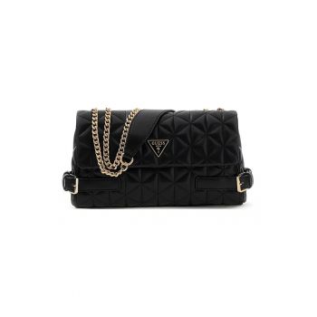 Geanta de umar cu aspect matlasat Paisleigh - Negru