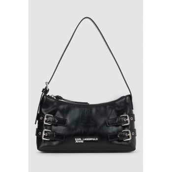 Geanta de umar cu catarama decorativa - Negru