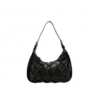 Geanta DESIGUAL neagra, SAXP50, din piele ecologica