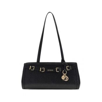 Geanta din piele ecologica cu bareta de umar Dovie - Negru