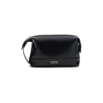 Geanta din piele ecologica cu maner Boston - Negru