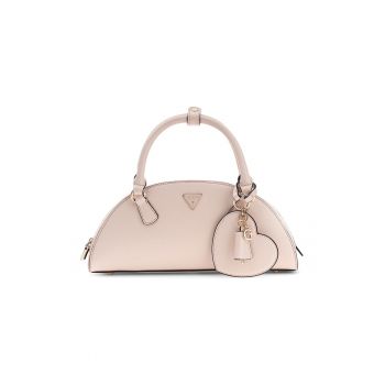 Geanta din piele ecologica cu manere rulate Isobel - Piersica