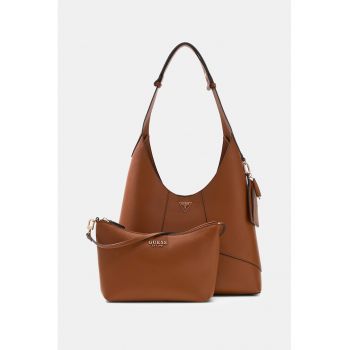 Geanta hobo din piele ecologica cu logo Darcy