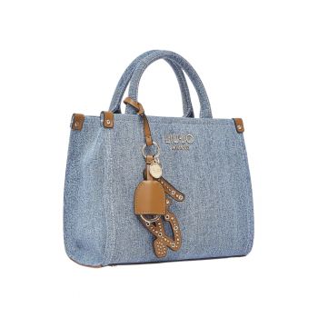 Geanta  Jacquard light denim 56674 - Albastru