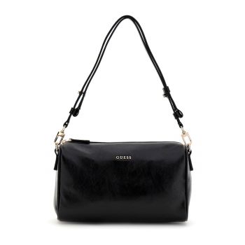 Geanta mica de umar cu aplicatie logo Kassie - Negru