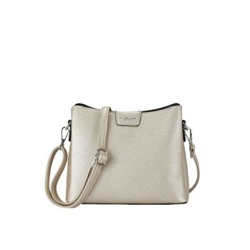 Geanta mica ivory metalizat  F2548 14 19224 - Ivoire