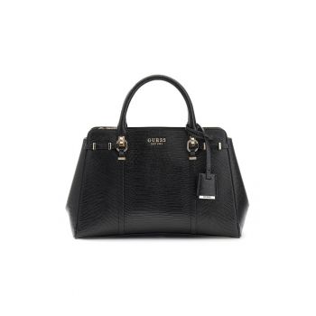 Geanta tote din piele ecologica Leona - Negru